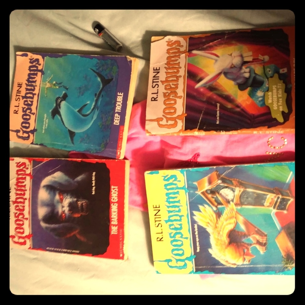 4 Children's Goosebumps Paperback Books